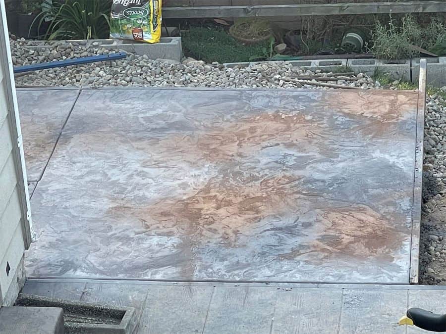 colored powder for stamped concrete