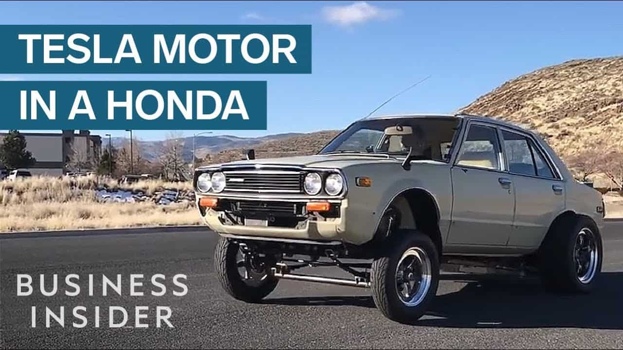 The Teslonda:  An Older Honda Meets Tesla Power