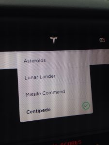 tesla, atari, centipede, asteroids