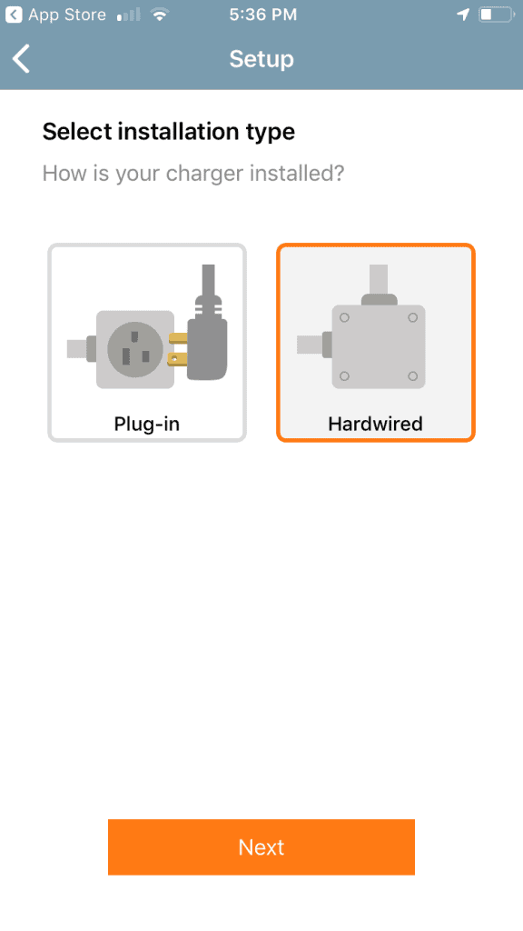 chargepoint installation type