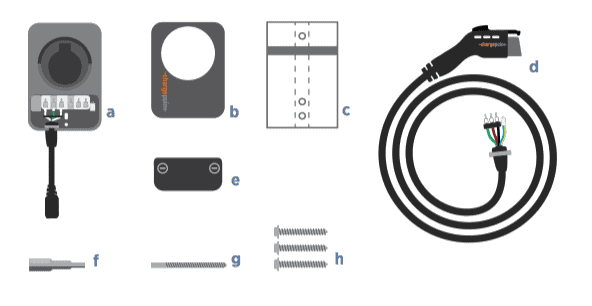 chargepoint home flex contents
