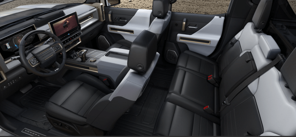 hummer ev interior