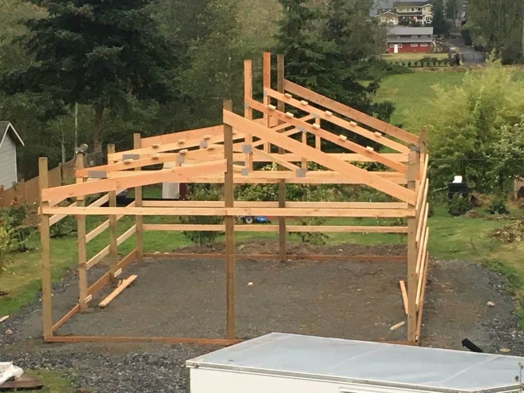 pole building framing