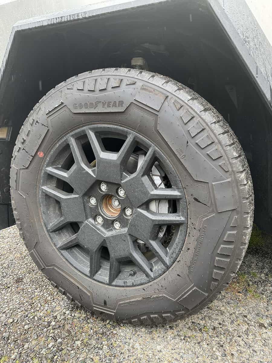 What Tires are on the Tesla Cybertruck?