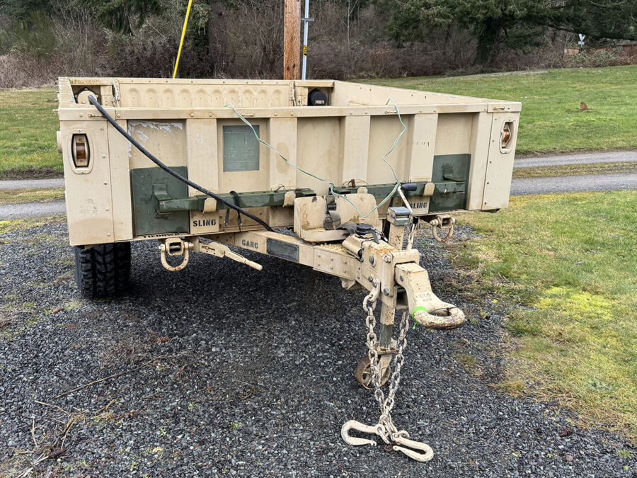 2006 raytheon m1101 military trailer