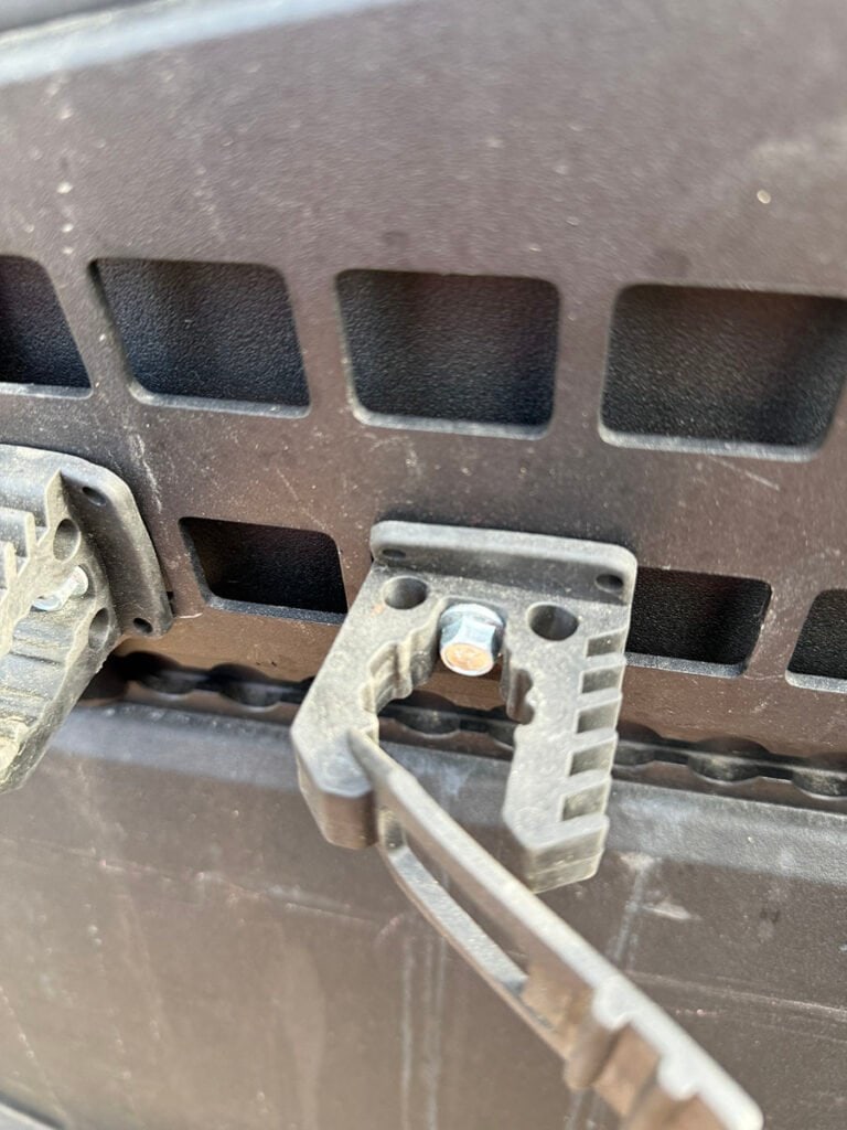 How to install quick fists on a Molle panel