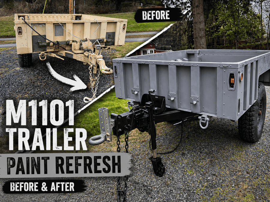 m1101 spray paint job coastal grey