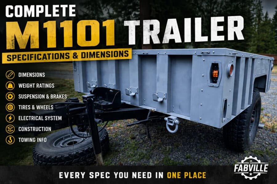 Complete M1101 Trailer Specifications and Dimensions (Everything You Need to Know)